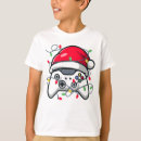 Search for video games kids tshirts Santa