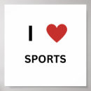 Search for love sports posters Heart