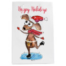 Search for christmas dog gift bags Whimsical