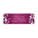 Search for cherry blossom return address labels weddings Japanese