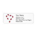 Search for love bug return address labels Ladybug