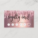 Search for hair stylist loyalty cards Pink