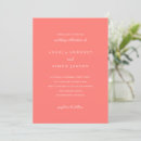 Search for coral beach wedding invitations Modern