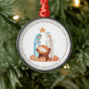 Search for manger christmas tree decorations Nativity scene