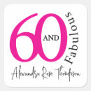 Search for 60th party stickers 60 year old