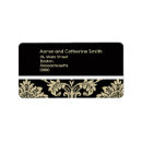 Search for ivory wedding return address labels Swirl