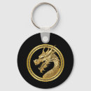 Search for gold dragon key rings Zodiac