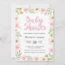 Search for white flower baby shower invitations Calligraphy