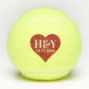 Search for wedding tennis balls Heart