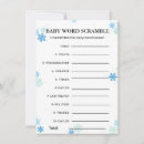 Search for christmas baby shower games Snowflake