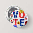 Search for american flag badges Voting