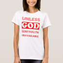 Search for sent tshirts God