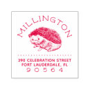 Search for forest postage rubber stamps Round