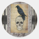Search for raven skull stickers Halloween