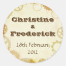 Search for steampunk wedding stickers Clockwork