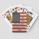 Search for vintage stars playing cards Red white and blue