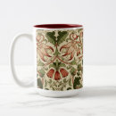 Search for pink flowers green leaves mugs Floral pattern