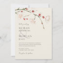 Search for cherry blossom wedding invitations Cream