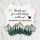 Search for rustic thank you wedding favour tags Elegant script calligraphy