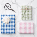 Search for blue and white gingham wrapping paper Minimalist