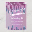 Search for slime birthday invitations Sparkle