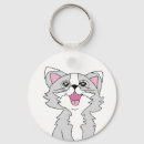 Search for drawing of a cat key rings Kitten