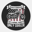 Search for motorcycle lovers stickers Grandpa