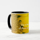 Search for sunflower photo mugs Yellow