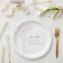 Search for ribbon plates Baby girl