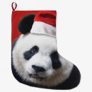 Search for panda bear christmas stockings Santa claus