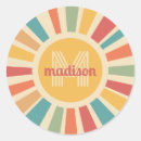 Search for geometric patterns colour stickers Retro