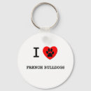 Search for love french bulldog key rings Bulldogs