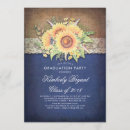 Search for lace graduation invitations Navy