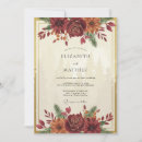 Search for winter forest wedding invitations Burgundy