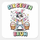 Search for funny easter bunny stickers Six seven