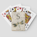 Search for dragonfly playing cards Vintage