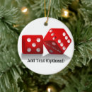 Search for dice christmas tree decorations Las vegas