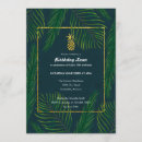 Search for pineapple luau invitations Gold