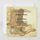 Search for cowboy hat wedding invitations Western