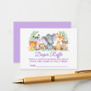 Search for purple giraffe baby shower invitations Jungle animals