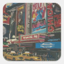 Search for time unit stickers Times square