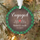 Search for buffalo plaid christmas tree decorations Engaged