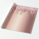 Search for rose gold glitter wrapping paper Sweet sixteen