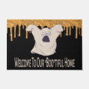 Search for funny halloween doormats Ghost