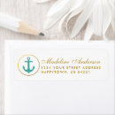 Search for anchor wedding return address labels Gold