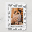 Search for black valentines day cards Black and white