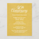 Search for 50th wedding anniversary postcards Golden