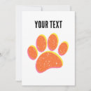 Search for pawprint invitations Paws