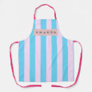Search for pastel blue aprons Striped