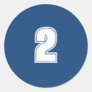 Search for number two stickers Simple